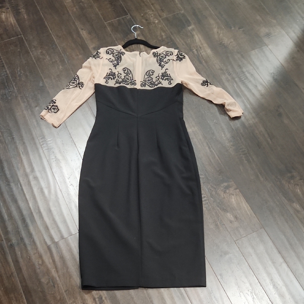 Js Collections Black And Cream Embellished Knee-L… - image 3